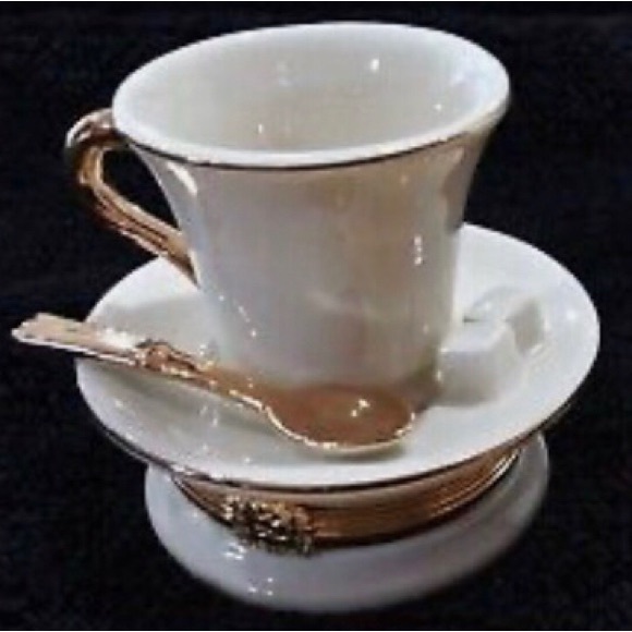 Lenox trinket box”Time for Tea” - Picture 2 of 5